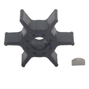 63V-44352-01 Water Pump Impeller with Key for Yamaha T8 T9.9 F9.9 F15 F20 8-20HP Outboard Motors | SerdaMarine